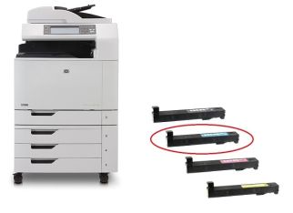  Huismerk Toner Cyaan CM6040, CM6030, CM6049 LT6040C (CB381A)